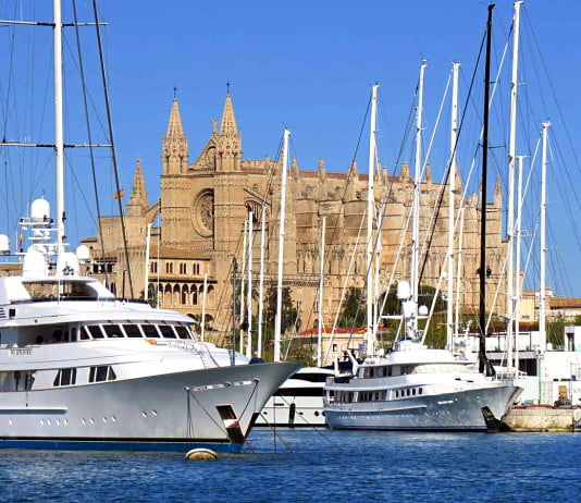 The port in Majorca