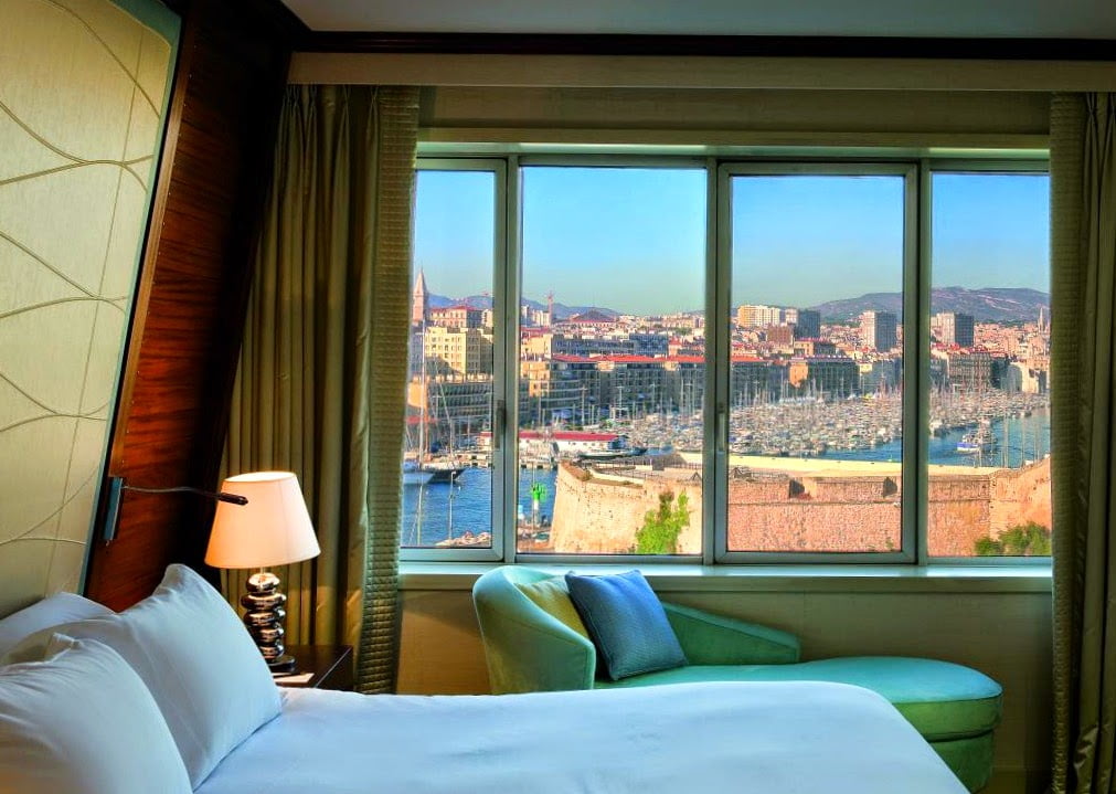 The Sofitel Hotel Vieux Port in Marseilles tells a tale of magic, bewitching everyone who looks outside through its window.