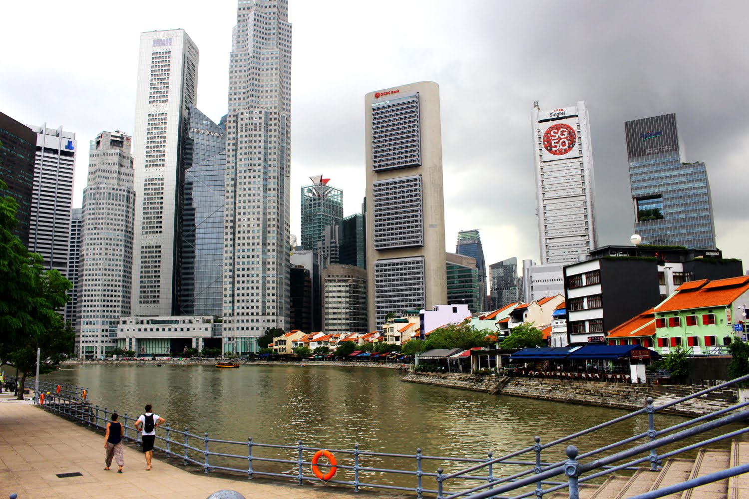 Monsoon season in Singapore