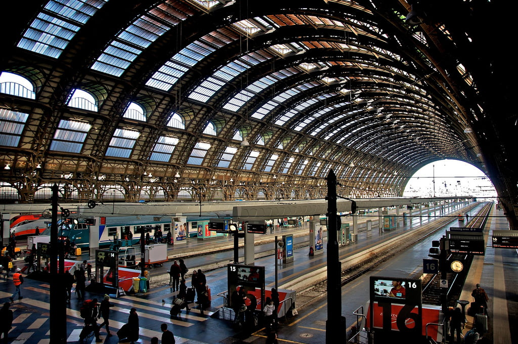 Milan's central train station