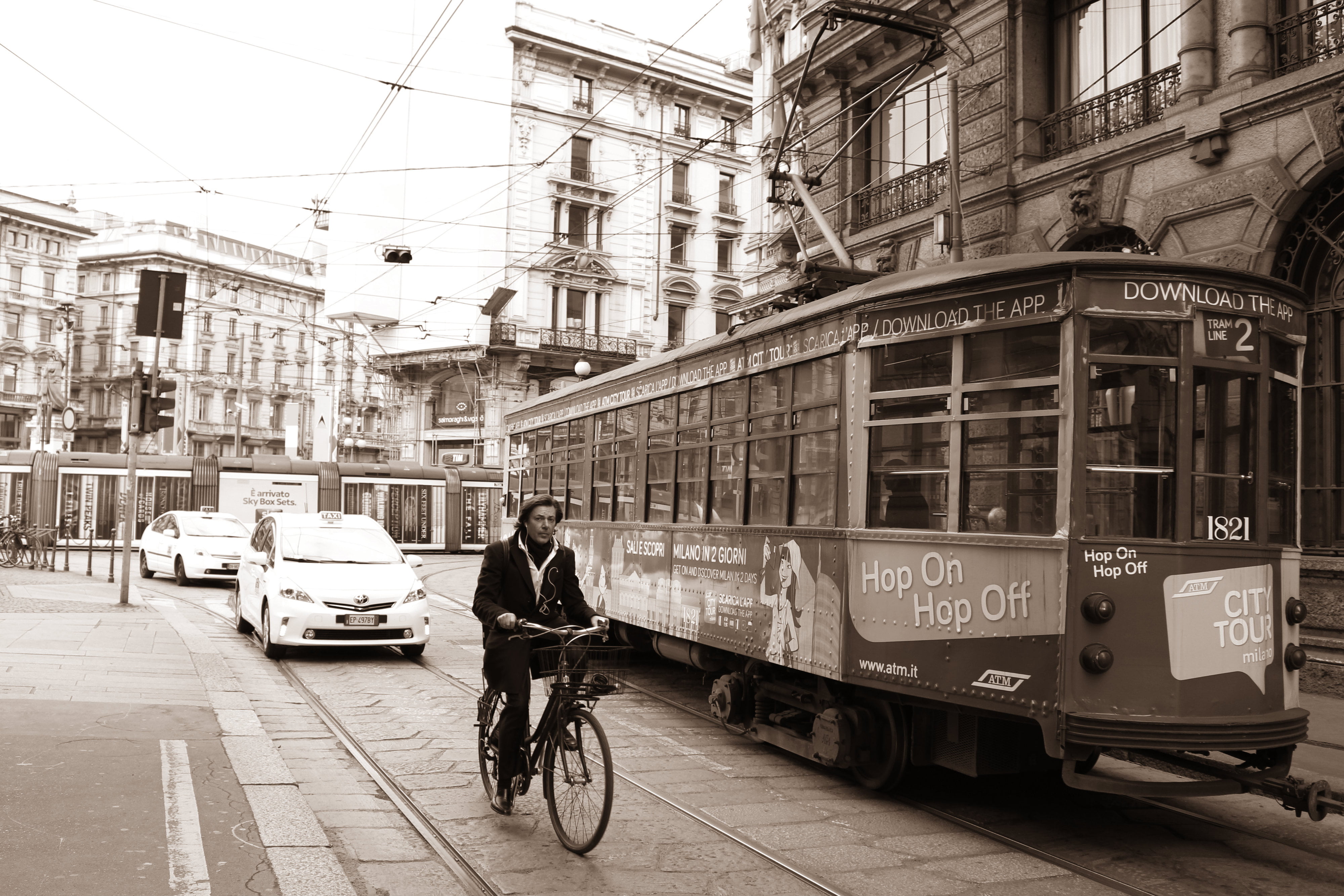 Street scenes in Milan