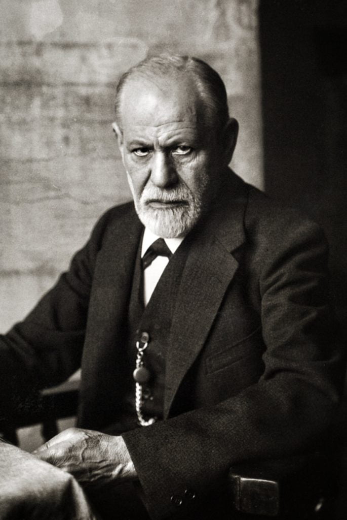 portrait of sigmund freud