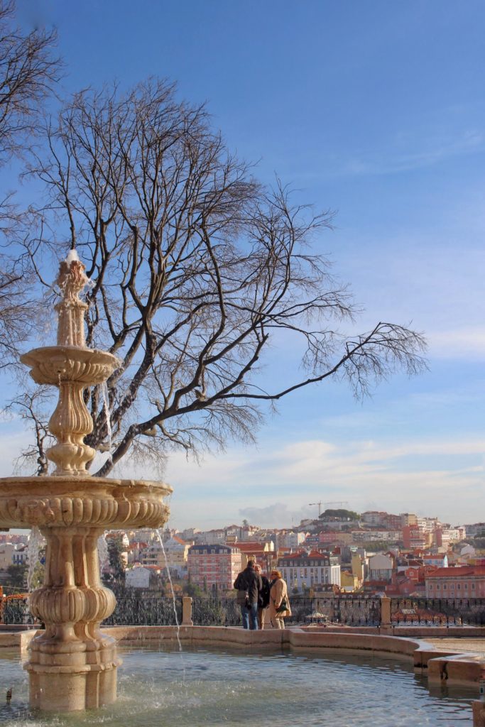 A viewpoint and one of the many hills in the city of Lisbon - Flying Baguette