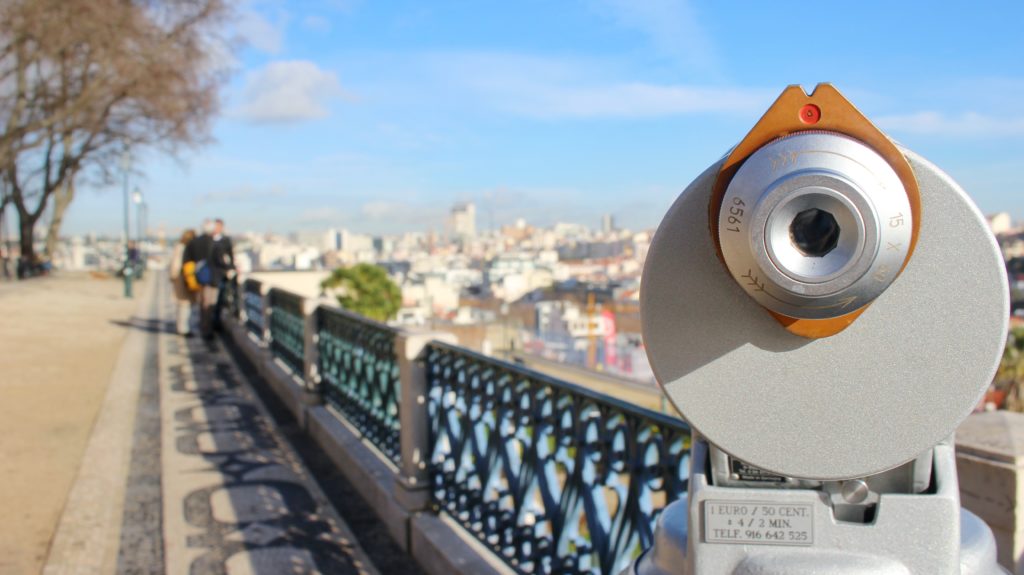 A view point in the city of Lisbon - Flying Baguette