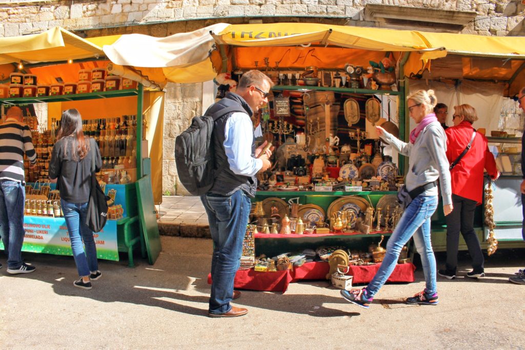 Flee Market in Split, Croatia