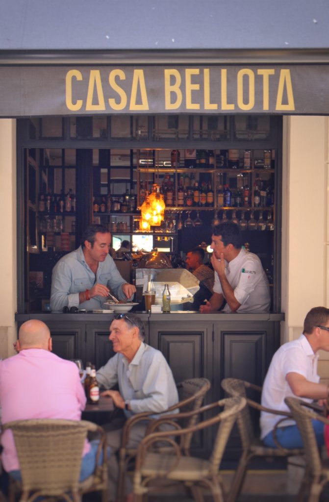 People drinking at the bar