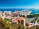 Panoramic view of the Malaga City
