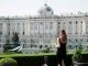 Terrace at Sabatini withh views of the Palacio Real