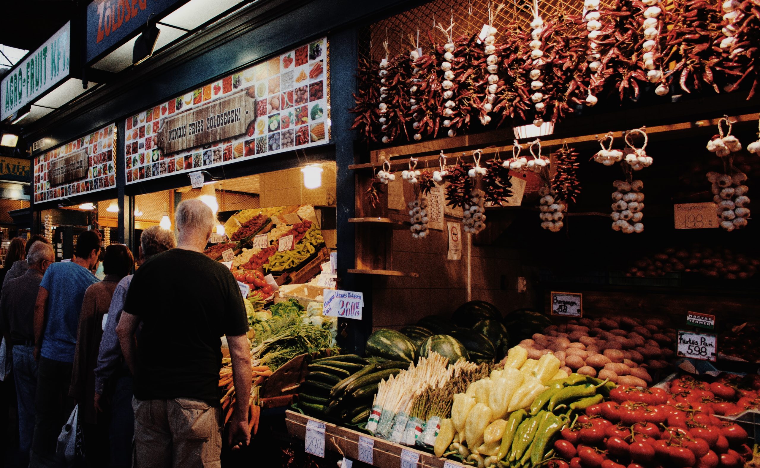 City Market Hall In Budapest