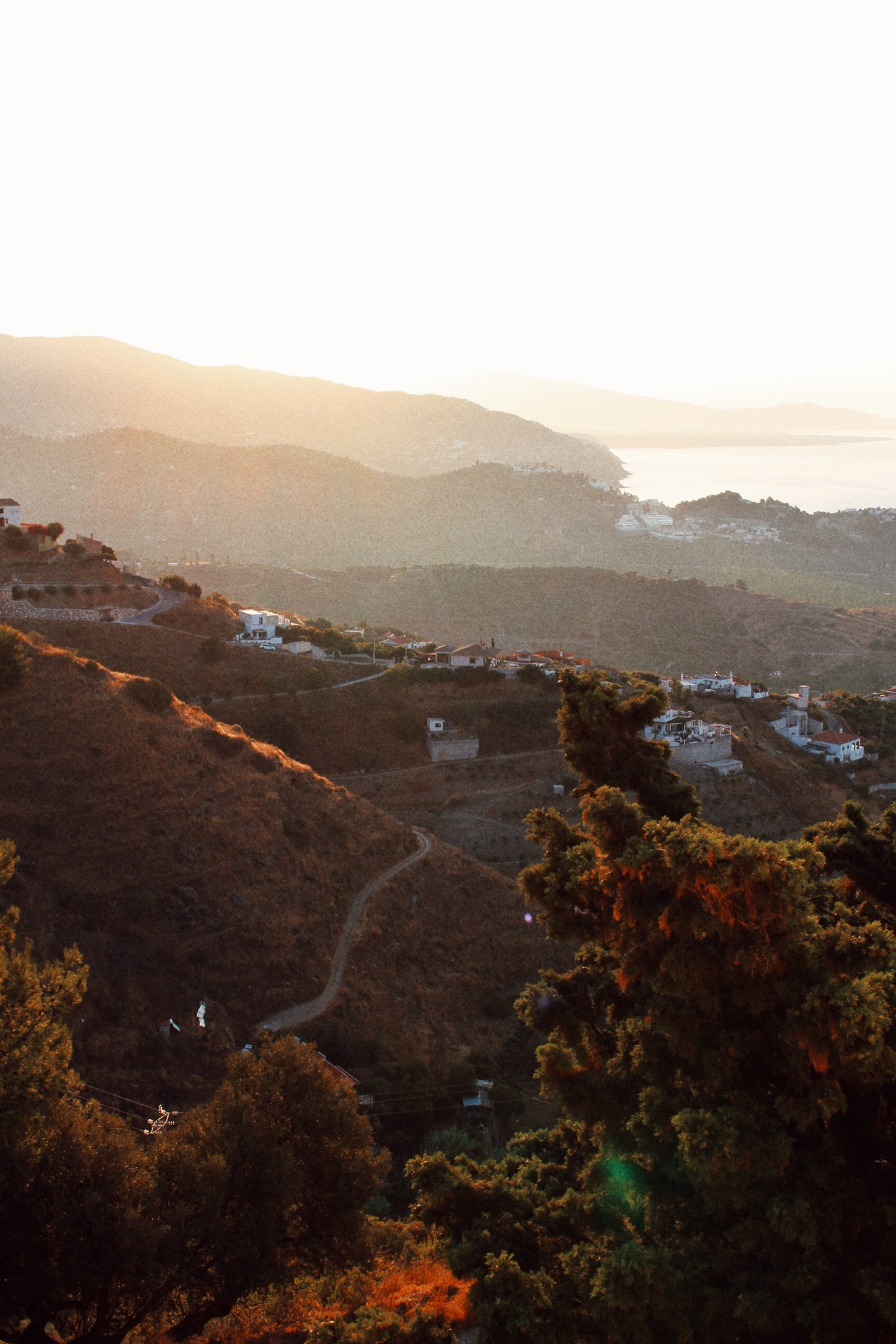 Andalusian coastal hillsides