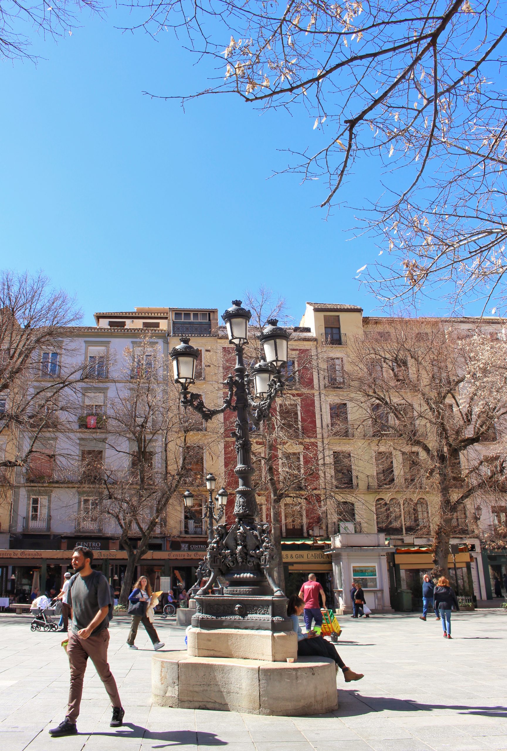 A plaza in Granada