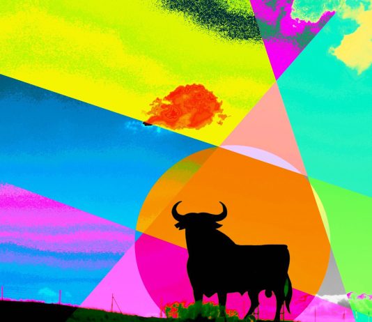 Spanish Bull Pop Art by Flying Baguette