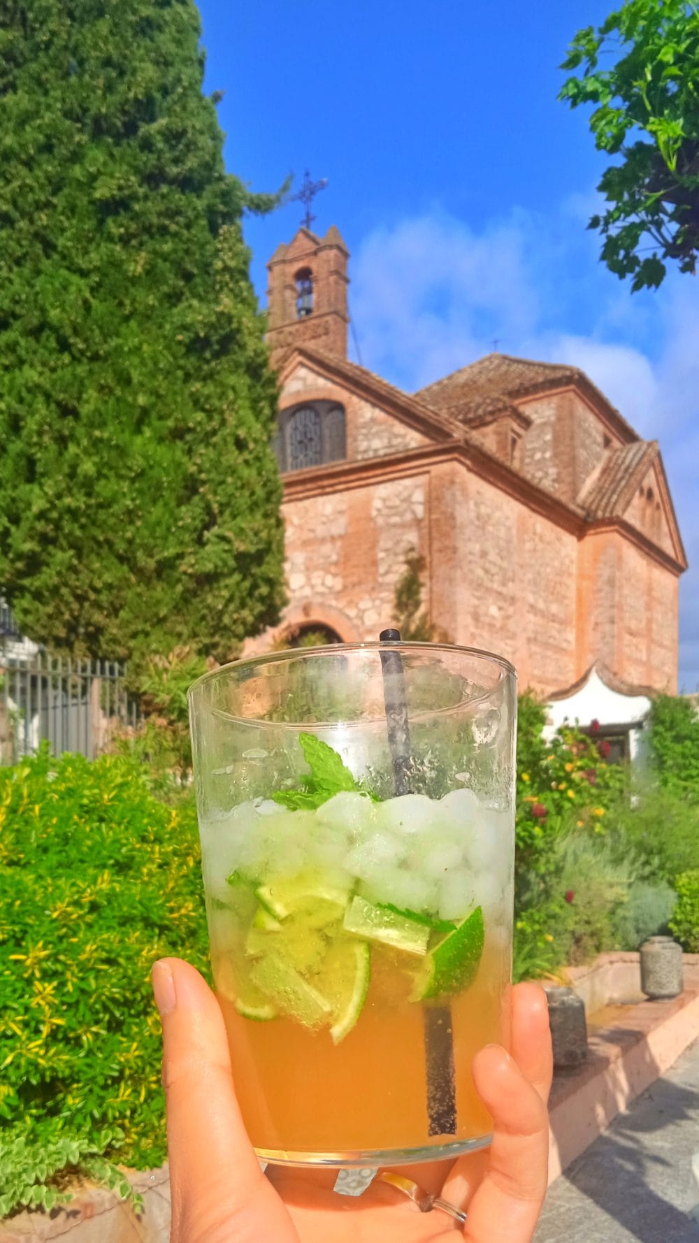 A mojito at the Hotel Cortijo del Marqués in Granada 